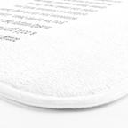 Eat at a local restaurant tonight, Anthony Bourdain Quote Bath Mat Gallery Image 3