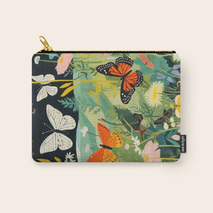 Butterfly Rolling Hills Paradise Carry All Pouch Gallery Image 1