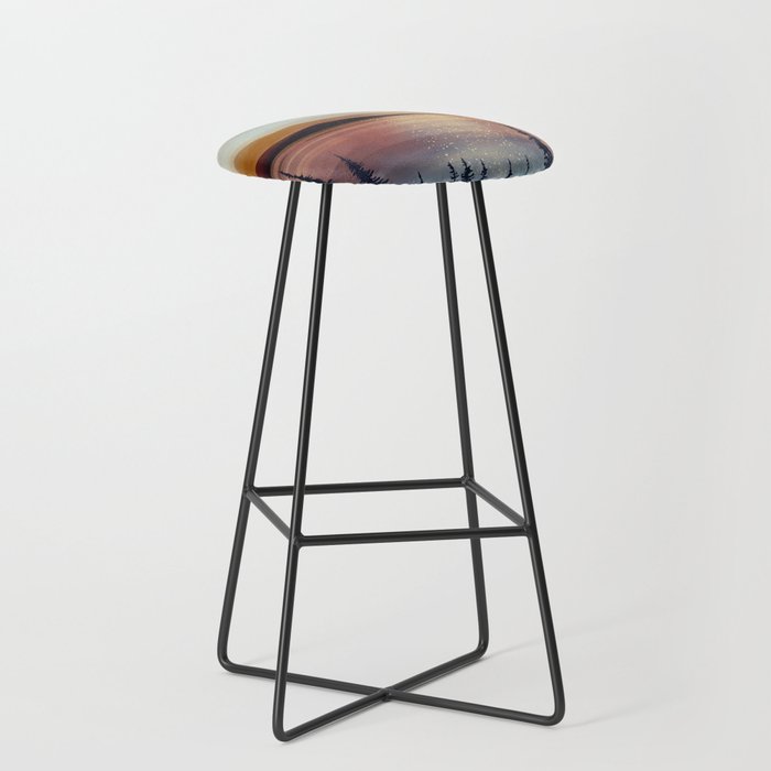 Summer Lake Sunset Stool Gallery Image 1