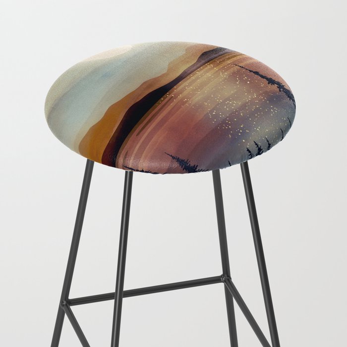 Summer Lake Sunset Stool Gallery Image 2
