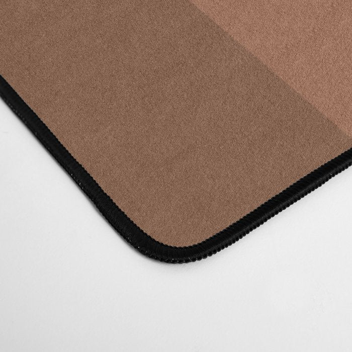 Minimal Retro Sunset Sunrise - Neutral Desert Orange Desk Mat Gallery Image 4
