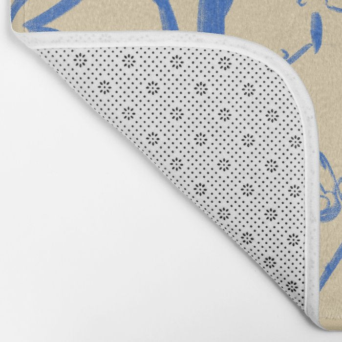 MYSTICAL FOREST BLUE Bath Mat Gallery Image 2