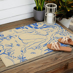 MYSTICAL FOREST BLUE Outdoor Rug Gallery Image 2