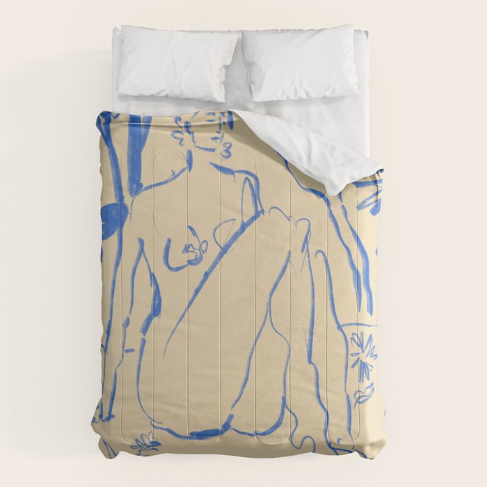 MYSTICAL FOREST BLUE Comforter Gallery Image 6