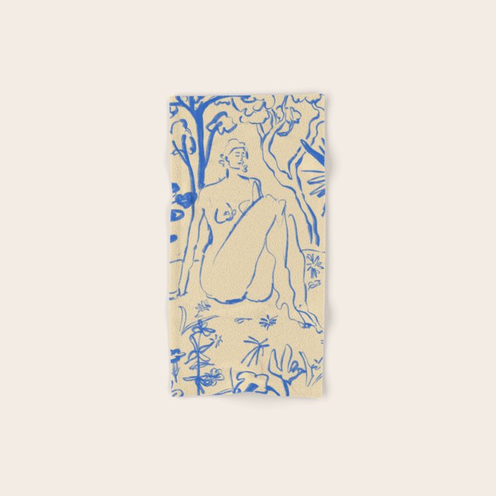 MYSTICAL FOREST BLUE Bath Towel Gallery Image 1