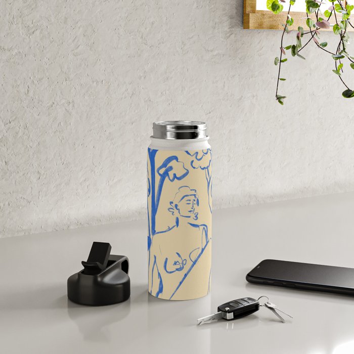 MYSTICAL FOREST BLUE Water Bottle Gallery Image 4