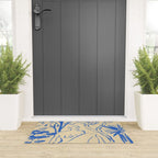 MYSTICAL FOREST BLUE Welcome Mat Gallery Image 3