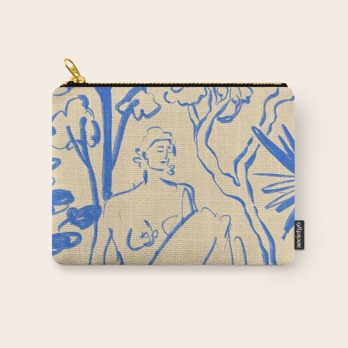 MYSTICAL FOREST BLUE Carry All Pouch Gallery Image 1