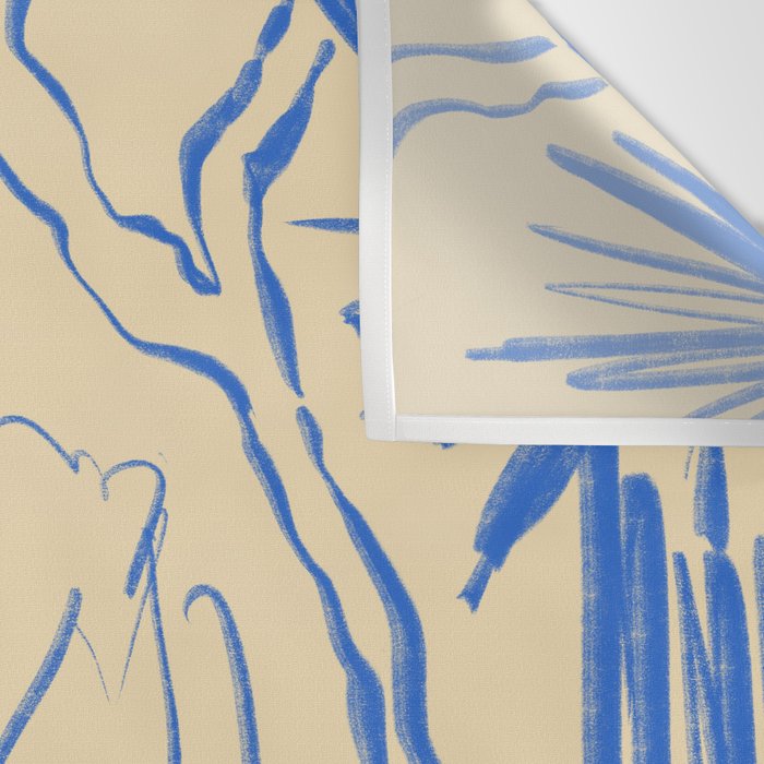 MYSTICAL FOREST BLUE Wall Tapestry Gallery Image 3