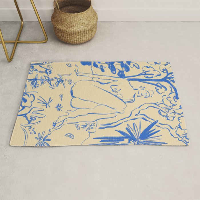 MYSTICAL FOREST BLUE Rug Gallery Image 1