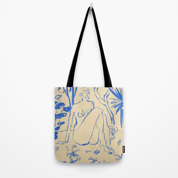 MYSTICAL FOREST BLUE Tote Bag Gallery Image 2