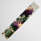 Birthflower Gift Aster Flower Art Floral Print Japanese Wall Art Poster Birthday Painting for her Table Runner Gallery Image 3