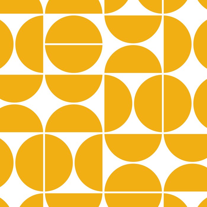 Mid Century Modern Geometric 04 Yellow Coffee Mug Gallery Image 2