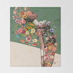 A Soul in Bloom Throw Blanket Gallery Image 2