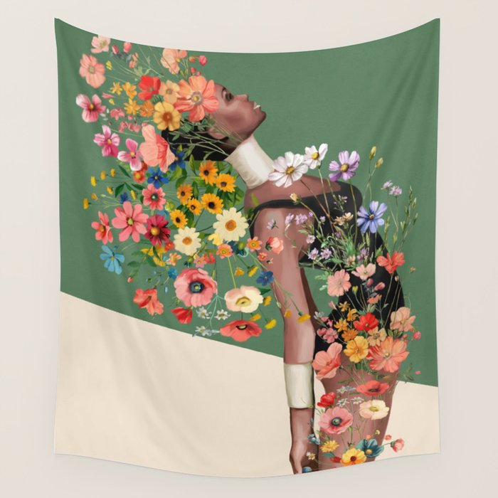 A Soul in Bloom Wall Tapestry Gallery Image 4