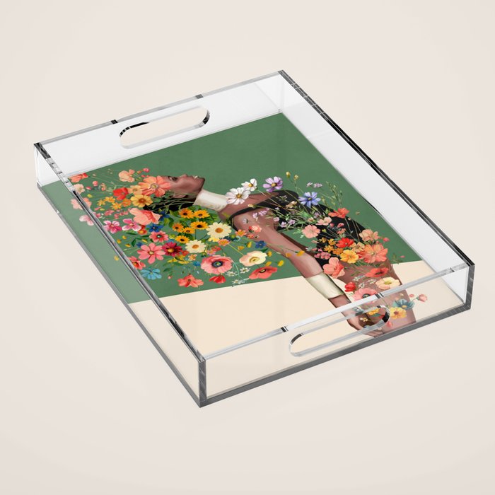 A Soul in Bloom Acrylic Tray Gallery Image 1