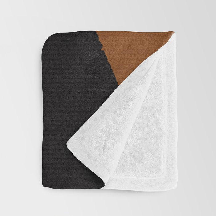 Geometric Compo 1 Filet - terra Throw Blanket Gallery Image 3