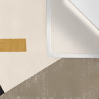 Geometric Compo 1 Filet - terra Wall Tapestry Gallery Image 3