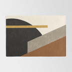 Geometric Compo 1 Filet - terra Rug Gallery Image 2