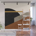 Geometric Compo 1 Filet - terra Wall Mural Gallery Image 1
