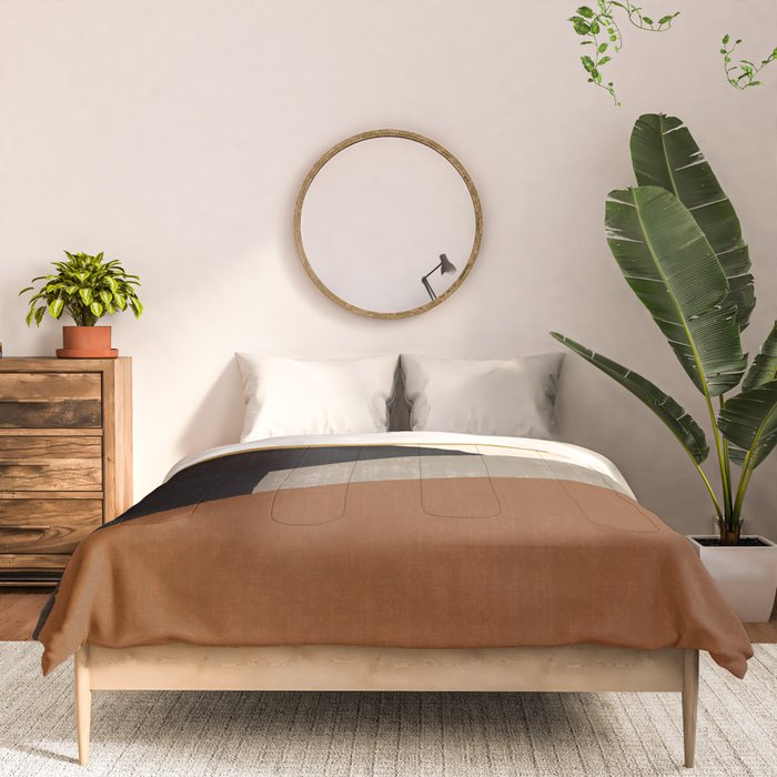 Geometric Compo 1 Filet - terra Comforter Gallery Image 3