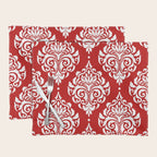 Red Damask Placemat Gallery Image 1