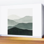 Green Mountains Wall Mural Gallery Image 2