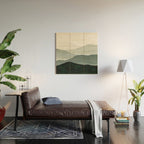 Green Mountains Wood Wall Art Gallery Image 2