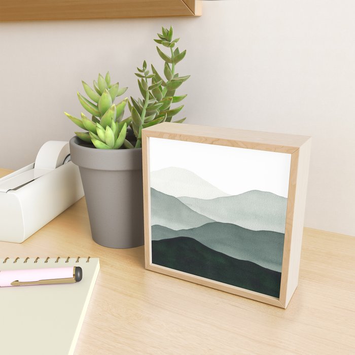Green Mountains Mini Art Print Gallery Image 2