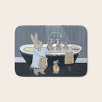bunny bath time Bath Mat Gallery Image 1