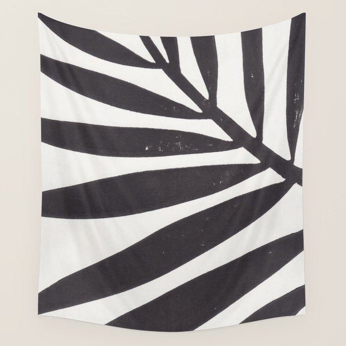 Linocut Branch #2 Wall Tapestry Gallery Image 1