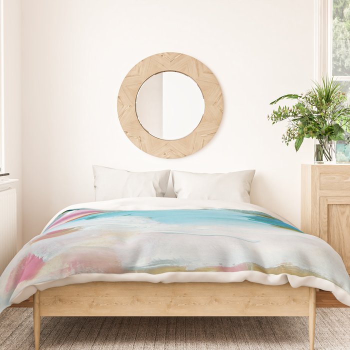 Abstract Oil Painting No. 55 Duvet Cover Gallery Image 3