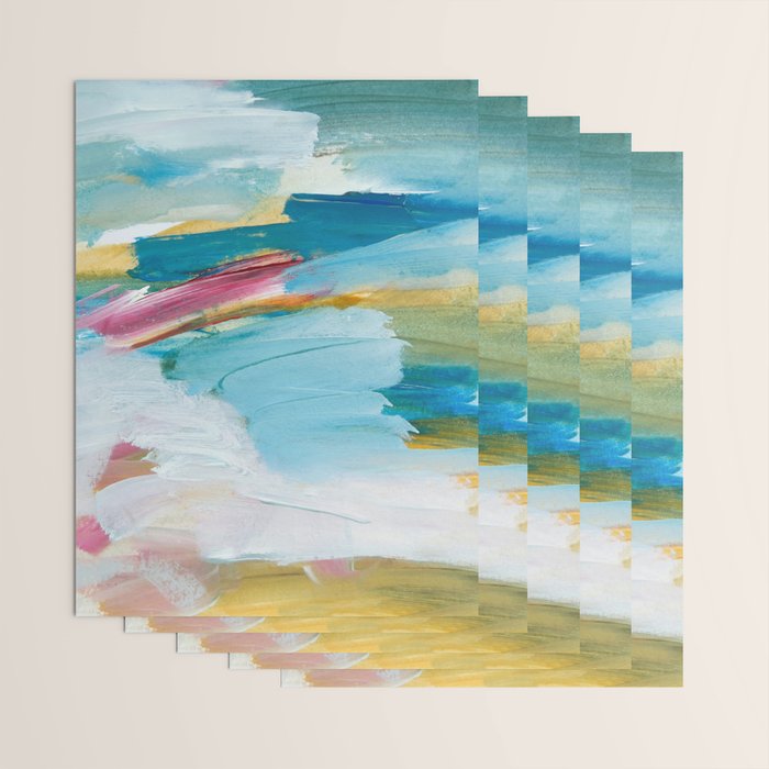 Abstract Oil Painting No. 55 Wrapping Paper Gallery Image 3