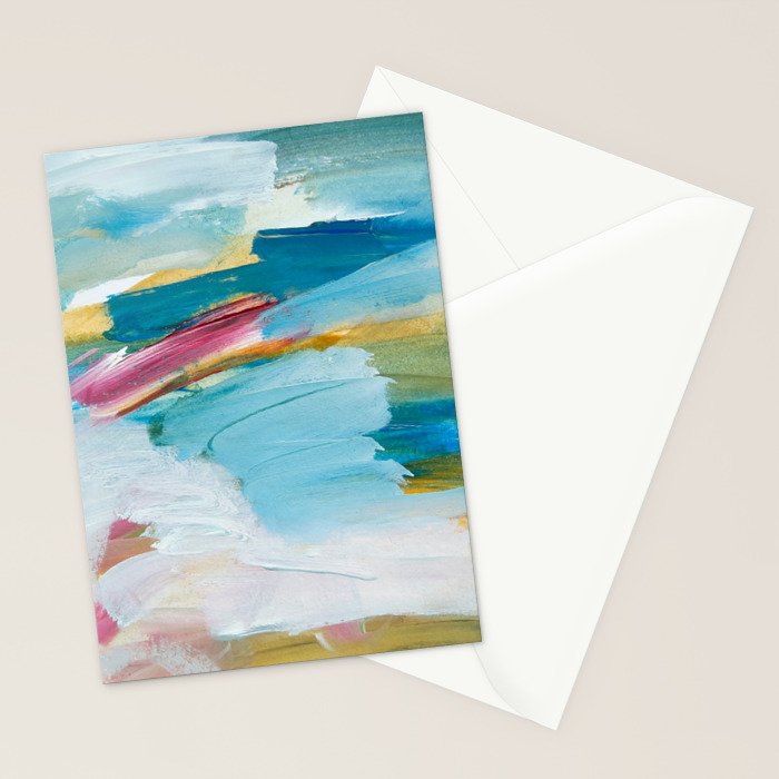Abstract Oil Painting No. 55 Stationery Card Gallery Image 2