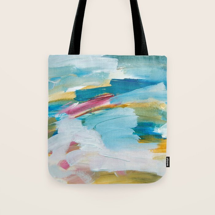 Abstract Oil Painting No. 55 Tote Bag Gallery Image 1