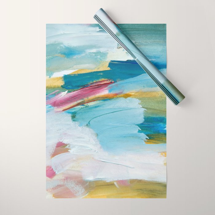 Abstract Oil Painting No. 55 Wrapping Paper Gallery Image 1