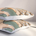 Elegant Botanical Line Art 2 Pillow Sham Gallery Image 3
