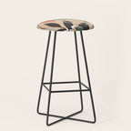 Elegant Botanical Line Art 2 Stool Gallery Image 1