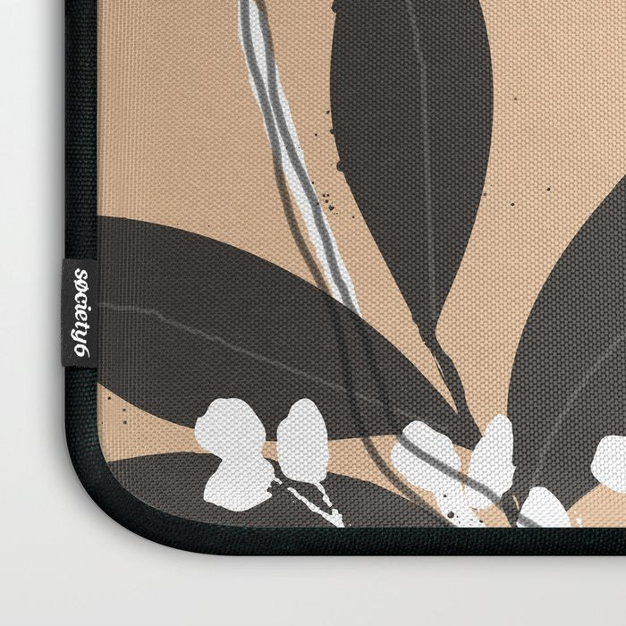 Elegant Botanical Line Art 2 Laptop Sleeve Gallery Image 3