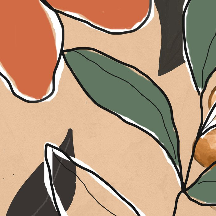 Elegant Botanical Line Art 2 Coffee Mug Gallery Image 2