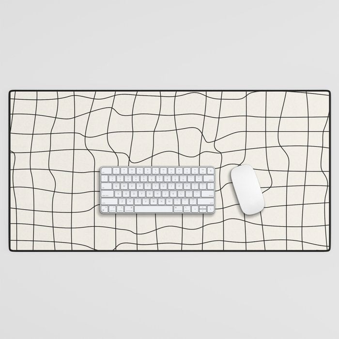 Warp Grid: Off-White Day Edition Desk Mat Gallery Image 1