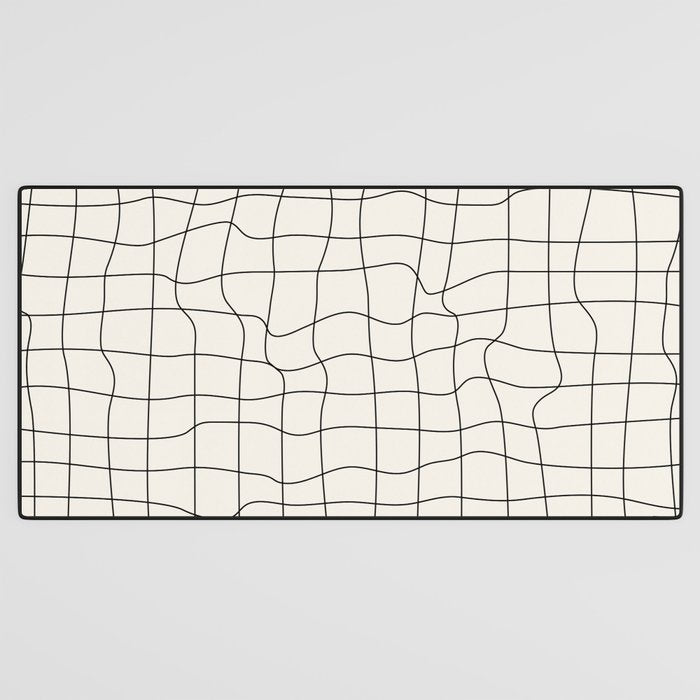 Warp Grid: Off-White Day Edition Desk Mat Gallery Image 3