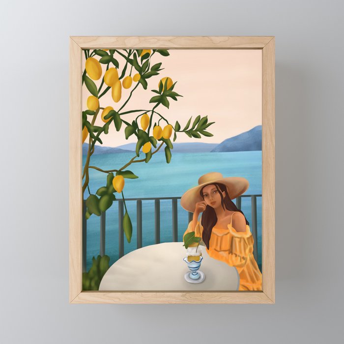 Golden Hour Serenity Mini Art Print Gallery Image 1