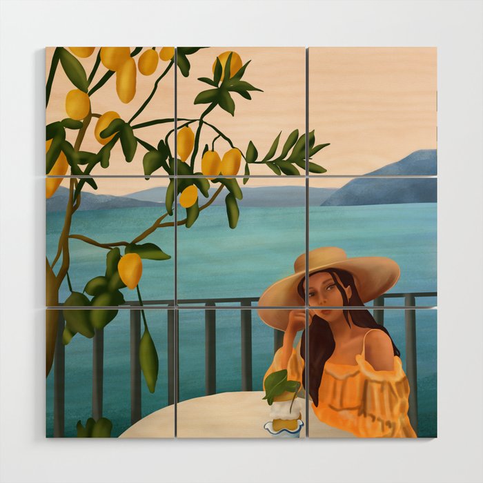 Golden Hour Serenity Wood Wall Art Gallery Image 1