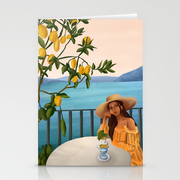 Golden Hour Serenity Stationery Card Gallery Image 1