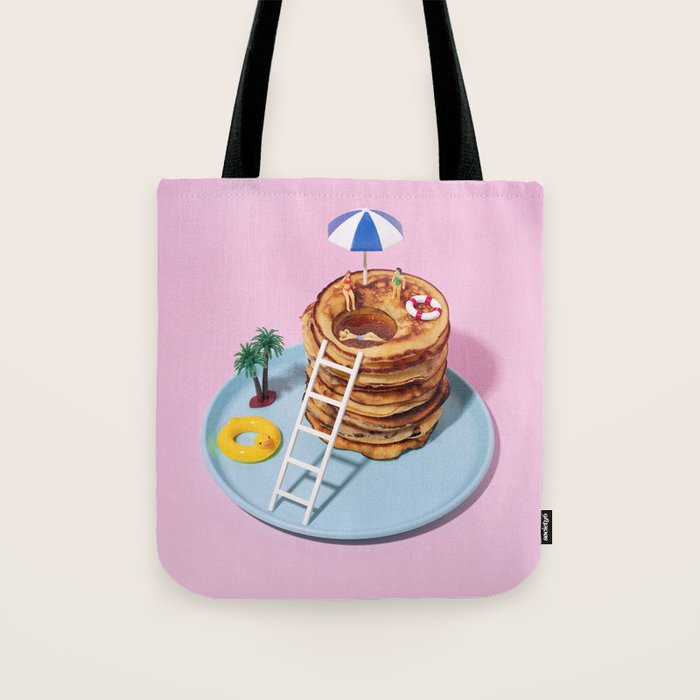 Pancakes pool Tote Bag Gallery Image 1