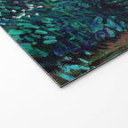 Vincent Van Gogh Trees & Underwood Teal Green Welcome Mat Gallery Image 2