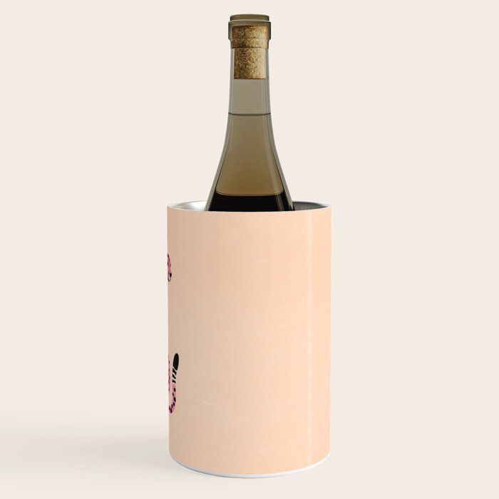 The Stare: Peach Cheetah Edition Wine Chiller Gallery Image 3