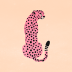 The Stare: Peach Cheetah Edition Coffee Mug Gallery Image 2