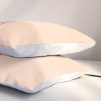 The Stare: Peach Cheetah Edition Pillow Sham Gallery Image 3
